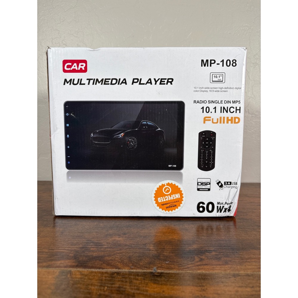 Car Multimedia Player MP-108 10.1 Inch Full HD Single DIN Radio MP5 DSP 60W x 4